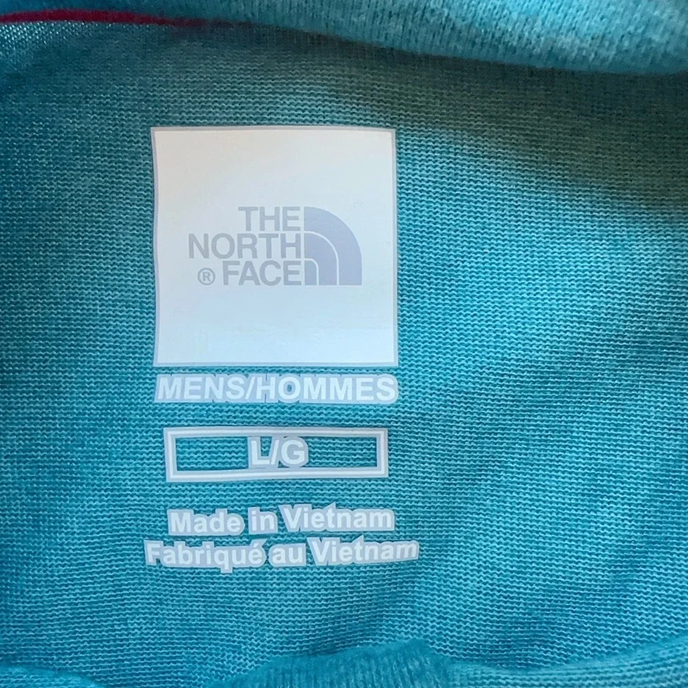 The North Face Men's Short Sleeve Polo Shirt Flash Dry Size L blue